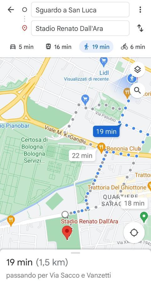 Sguardo A San Luca Apartment Μπολόνια Εξωτερικό φωτογραφία
